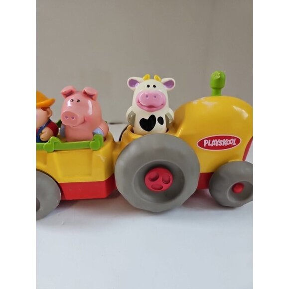 Playskool Fun Tunes Tractor Old MacDonald Had A Farm" Musical Toy NotTested 2002 - Picture 3 of 6